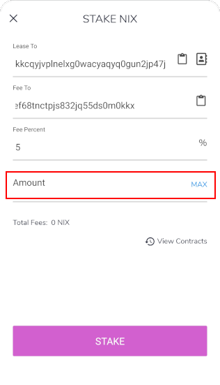 Flare LPoS Enter Amount